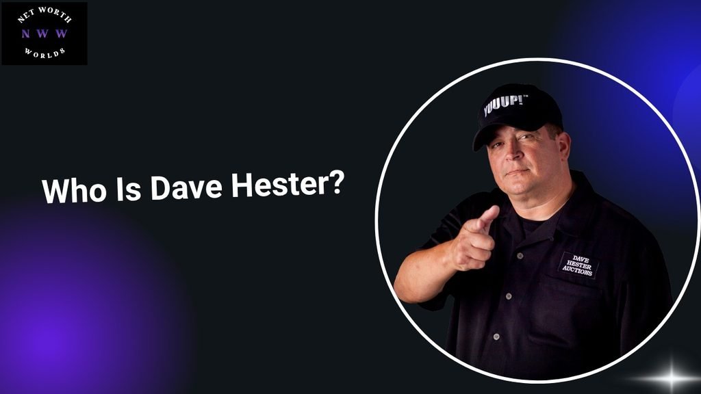 Dave Hester at a storage auction, hand raised while calling a bid
